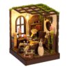 TOPBSFARNY DIY Miniature House Kit 3D Cottage Bookend Wooden Assembly Handmade Bookshelf Home Decoration Creative Artistic Gift