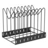 TOPCJ File Organizer for Desk,Clipboard Stand,Wire Caddy,Chopping Board Organizer,File Folder Holder/Rack,File Sorter,Desktop Record Holder,8 Sections Storage,Anti-Scratch/Rusty,Stable,Adjustable