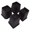 TOPINCN Heavy Duty 6 Inch Bed Risers Set of 4 ABS Furniture Risers Stackable Blocks with 1300 lbs Support for Bed Sofa Chair Couch