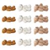 TOPINCN Mini Stuffed Bears Bears Small Plush with PP Cotton Plush Ring Key Pendants for Wedding Birthday Cake Gift Box Decorations