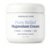 Topnurex Nervalley Pure Relief Magnesium Cream,Magnesium Cream for Pain - Dead Sea Magnesium Soothing Cream with MSM, Arnica & Vitamin B6 – 4 oz