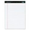 TOPS Docket Writing Tablet, 8-1/2 x 11-3/4 Inches, Perforated, White, Legal/Wide Rule, 50 Sheets per Pad, 6 Pads per Pack (63416)