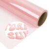 TORC 3D Puff HTV Heat Transfer Vinyl Roll, 12" x 5ft - Light Pink Iron on Vinyl for T-Shirts, Hoodies & DIY Crafts, Compatible with Cricut & Silhouette Cameo, Cold Peel, Easy to Cut & Weed
