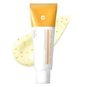 TOSOWOONG Vitamin C Brightening Cream for Even Skin Tone, Hyperpigmentation and Dark Spot Care with Glutathione, Tocopherol (Vitamin E), Ferulic Acid and Peptides, Korean Skincare, 50 ml /1.69 fl. oz.