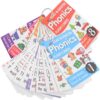 Totority 67-Piece English Spelling Cards 4.72X3.14In Learning Flash Cards for Kids Memory Building Word Recognition Parent-Child Educational Game