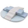 TOTPLAY 7-Piece Soft Foam Climbing Blocks for Toddlers, Baby Foam Climbing Blocks, Activity Soft Play Set, Ideal Gift for Kids Crawling and Sliding, Indoor Climbing Toys - Blue & Gray