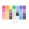 TOVINANNA Flatback Rhinestones Kit Resin Material 3mm 28000pcs with 28 Vibrant Colors Seamless Flat Back Design for Nail Accessories Rhinestones for Fashion and Nail Art DIY Projects