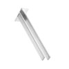 Towel Stand Rack Double Bar Wall Mount Easy Install Holder for Shower