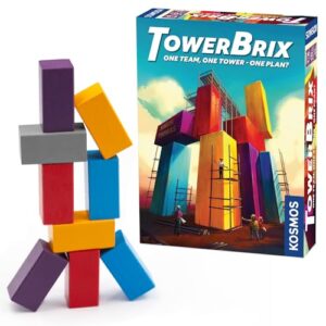 Towerbrix - Cooperative Building Game | Quick Family Game | Hidden Objective | Ages 10 & UP | Kosmos