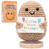 TOYMIS Crochet Potato, Adorable Handmade Knitted Potato Inspirational Toy