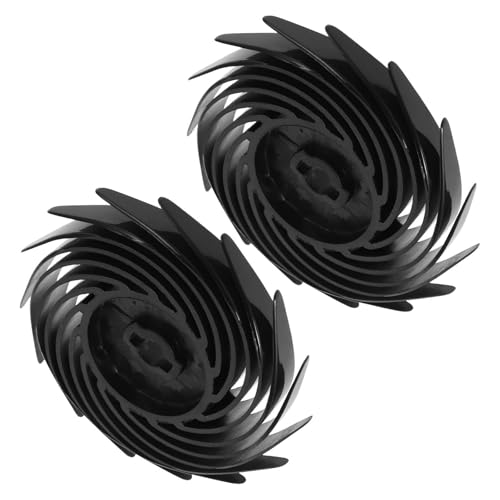 Toyvian 2pcs Plastic Replacement Gear Wheel for Cash Counting Machine, Sturdy Black Plastic Material with Stability and Easy to Store Features, for Mobile Applications and Shopping Malls