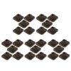 Toyvian Volcano Eruption Science Kit, 25pcs DIY Stem Educational Experiments Toy Brown Plastic Volcano Model for Classroom Learning Science Projects