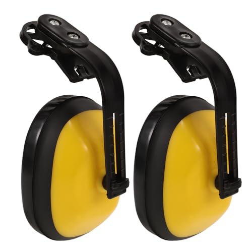 TOYZFRIENDY Industrial Noise Cancelling Hard Hat Earmuffs for Construction and Industrial Use, Lightweight Abs Soundproof Ear Protectors with Sponge Padding for Effective Noise Isolation