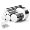 TPLNOKG 260 Pack Small Magnets,7 Different Sizes Rare Earth Magnets for Crafts,3D Printing,Refrigerator,Whiteboard,DIY,Round Disc Strong Mini Tiny Neodymium Magnet for Office,Home Kitchen,School