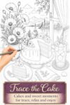 Trace the Cake: Cakes & and Landscape Views Tracing Pages for Relaxation and Focus. Kindle Scribe only: 25 images: 25 Cozy Cakes, Flowers & Beautiful Views Designs