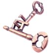 Traditional Metal Brain Teaser – Classic Puzzle Toy for Logic & Skill Development (Keys)