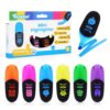 trailfun Pastel Highlighters, Chisel Tip, Monster Design, 6-Pack