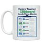 Trainer Clipboard Checks Mug - Every Trainer Clipboard Needs These Checks