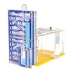 Transparent Acrylic Farm Habitat Breeding Case Observation Kit Educational Science Toy for Children DIY Keeping- Blue