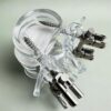 Transparent Medical Lumbar Spine Anatomical Model, Orthopedic Lumbar Fusion Internal Fixation Demonstration Model With Stable Base, Durable Pvc Reusable Teaching Model