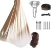 TRAVELBAIC Sensory Swing Cuddle Hammock Chair for Special Needs Kids, Milky