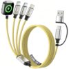 Travel Essentials Multi Charging Cable for iWatch Charger/iPhone 17, 5FT