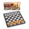 Travel Folding Magnetic Chess Set -9.8 inches (25 Centimeters) - Folding and Portable Chess Board Games