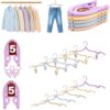 Travel Hangers, Cruise Ship Essentials Travel Essentials, Portable Cruises Must Haves 2026, Folding Hangers for Suitcase, RV Camping Airplane Europe Vacation Essential (10, Mixed)