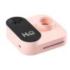 Travel Humidifier, Portable Mini Cool Mist Humidifier, Small Bottle Humidifier with Auto Shut-Off, Night Light, USB Rechargeable, for Bedroom, Office, Hotel, Car and Plants, Pink