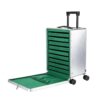 Travel Jewelry Boxes for Women with Code Locks 9 Layer Removable Trays