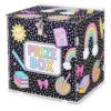 Treasure Chest Box for Classroom Decor Acrylic Prize Box Container with Key Lock Removable Teachers Toy Prizes Awards Reward Treasure Chest for Back to School Office Home Decor(Composition Notebook)