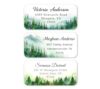 Trees Mountain Personalized Return Address Labels, Custom Mailing Stickers, AM03