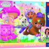 Trefl - Cat House Gabby, Gabby na Rescue - Puzzle 24 Maxi - 24 Large Elements, Unique Poster, Creative Entertainment, for Children from 3 years