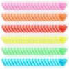 TrelaCo 120 Pcs Boo Boo Ice Pack Hot and Cold Heart Shaped Cold Compress Reusable Ice Pack for Injuries Wisdom Teeth Colic Pain Fever Headaches, 6 Colors (2.5 Inch)