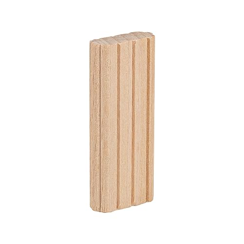 Trend 100pcs Beech Wood Dominos 6 x 40mm for Festool Domino Machine, 1/4 Inch x 1 9/16 Inches Loose Tenons for Woodworking Joinery and Furniture Framing, TEN/6X40/100