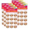 Trend Nothing Finer Hamburger Scent Retro Scratch 'n Sniff Stinky Stickers, 24 Per Pack, 6 Packs