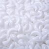 TRENDPLAY Ball Pit Balls for Toddlers 100 Moon Shape, Plastic Toy Balls for Boys Girls Kids Dogs, White
