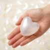 TRENDPLAY Heart Ball Pit Balls Shape - Non-Toxic Plastic Ball for Tent, Playpen, Party Water Play, 2.36in, 100 pcs, Pearl White