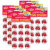 Trend Sweet Stuff Chocolate Cherry Scent Retro Scratch 'n Sniff Stinky Stickers, 24 Per Pack, 6 Packs