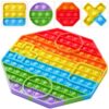 Treycer Pop Fidget Toys Shape Matching for Kids 3-12