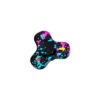 Tri-Color Glow Spinner — Luminous Aluminum Fidget Spinner, 3.5cm Mini EDC（Red-Blue）