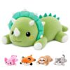 Triceratops Dinosaur Weighted Stuffed Animal Plush Toy(10.6 Inch, 0.7 Lbs)
