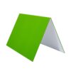 Trifold Design Chromas Panel Size with Green and White Surfaces for Video Production and Photo Shoots Portable Backdrops