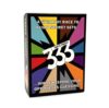 Triple Threes! (333 Launch Edition – Bring Rummy Vibes to Family Game Night! Unstoppable Game of Strategy & Surprise Twists, Fun & Easy to Learn for Kids, Travel Ready, Great Gift, 2+ Players