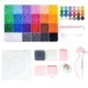 Troyune 2.6mm Mini Fuse Beads Kit, 10400Pcs 24 Colors