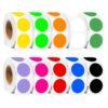 TRTAPE 0.75 Inch Round Color Coding Labels, 5000PCS (10 Rolls) Assorted Colors, Color Code Dot Stickers for Office, Classroom, Home Organization
