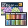 TRUECOLOR Oil Pastels 48 Colors for Artists, Creamy Smooth (Macaron)