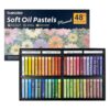TRUECOLOR Oil Pastels 48 Colors for Artists, Creamy Smooth (Morandi)