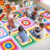 Truqual Classroom Rug 6x9 Ft Large Rug for Classroom Elementary, Seating Décor Play Carpet for Playing and Learning, Fit for Various Classroom Theme