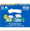 Trusted Care Facial Tissues, 12 Boxes, 1920 Total